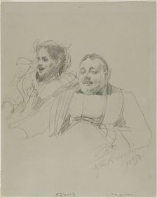 Mr. and Mrs. Raymond Johnson, 1893. Creator: Anders Leonard Zorn