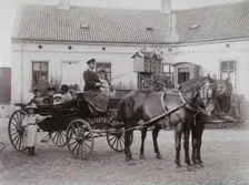 Mr Abrahamsson, the wholesale dealer, and his family, Landskrona, Sweden, 1910s. Creator: Unknown