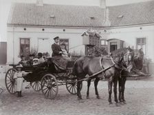 Mr Abrahamsson, the wholesale dealer, and his family, Landskrona, Sweden, 1910s. Creator: Unknown