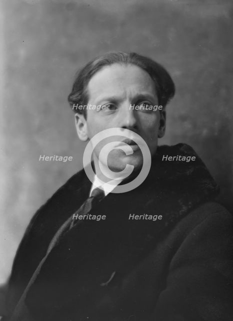 Mr. Adolph Bolm, portrait photograph, 1918 Mar. Creator: Arnold Genthe.