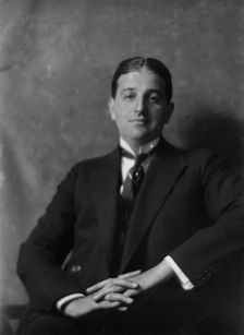 Mr. Albert Palache, portrait photograph, 1919 May 8. Creator: Arnold Genthe