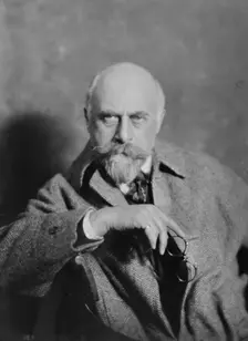 Mr. Albert Sterner, portrait photograph, 1918 Feb. 8. Creator: Arnold Genthe