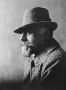 Mr. Albert Sterner, portrait photograph, 1918 Feb. 8. Creator: Arnold Genthe