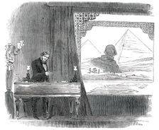Mr. Albert Smith's Entertainment - "The Overland Mail", at Willis's Rooms, 1850. Creator: Unknown