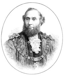 Mr. Alderman J. W. Ellis, the new Lord Mayor of London, 1881. Creator: Unknown