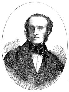 Mr. Arthur Mills, M.P. for Taunton, 1858. Creator: Unknown