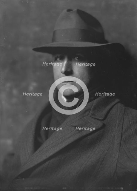 Mr. Arthur C. Train, portrait photograph, 1917 Dec. 29. Creator: Arnold Genthe.
