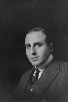 Mr. Baer, portrait photograph, 1919 Feb. 19. Creator: Arnold Genthe