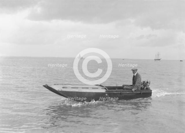 Mr Baker's boat, 1922. Creator: Kirk & Sons of Cowes.