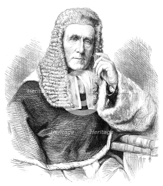 Mr. Baron Cleasby, 1869. Creator: Unknown.