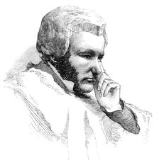 Mr. Baron Bramwell, the New Judge, Court of Exchequer, from a sketch taken in court, 1856. Creator: Unknown