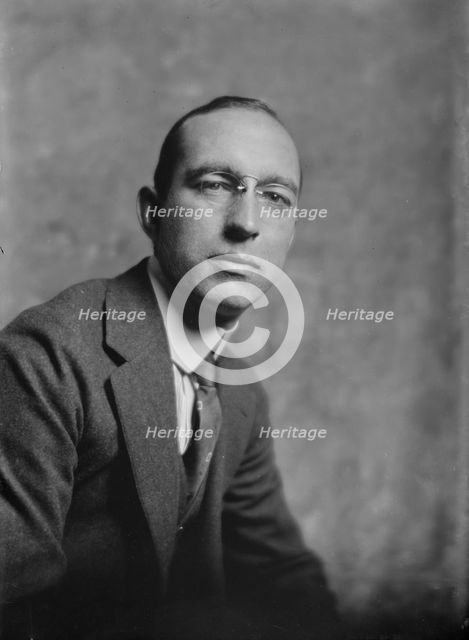 Mr. Beacham, portrait photograph, 1917 Dec. 7. Creator: Arnold Genthe.