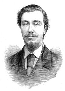 Mr. Blackburne, winner of the first prize at the Berlin Chess Tournament, 1881. Creator: Unknown