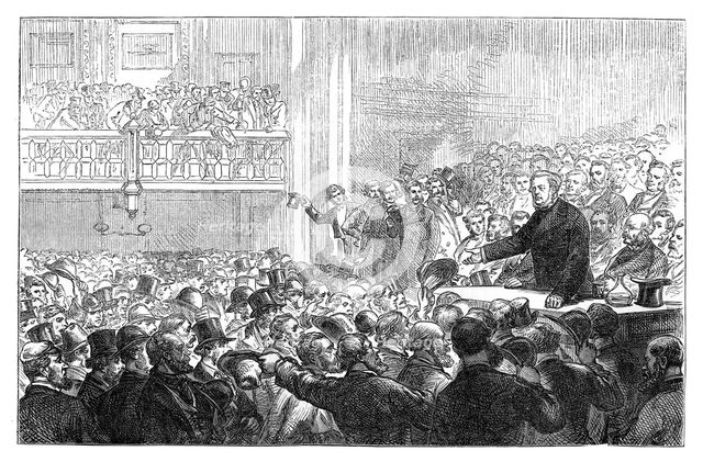 Mr Bright's vindication of the Queen, (late 19th century). Artist: Unknown
