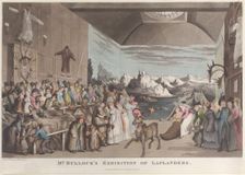 Mr. Bullock's Exhibition of Laplanders, February 8, 1822., February 8, 1822. Creator: Thomas Rowlandson
