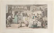 Mr. Burchell's First Visit, from "The Vicar of Wakefield", May 1, 1817., May 1, 1817. Creator: Thomas Rowlandson