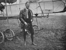 Mr Gordon Bell, who flew more different types than any other pilot of his time, 1913 (1934). Artist: Flight Photo