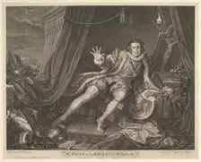 Mr. Garrick in the Character of Richard III, June 20, 1746. Creator: William Hogarth