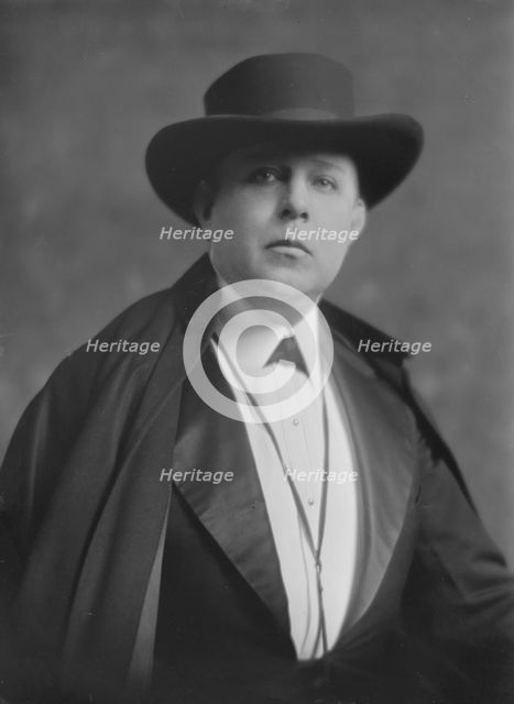 Mr. George Copeland, portrait photograph, 1919 Mar. 4. Creator: Arnold Genthe.
