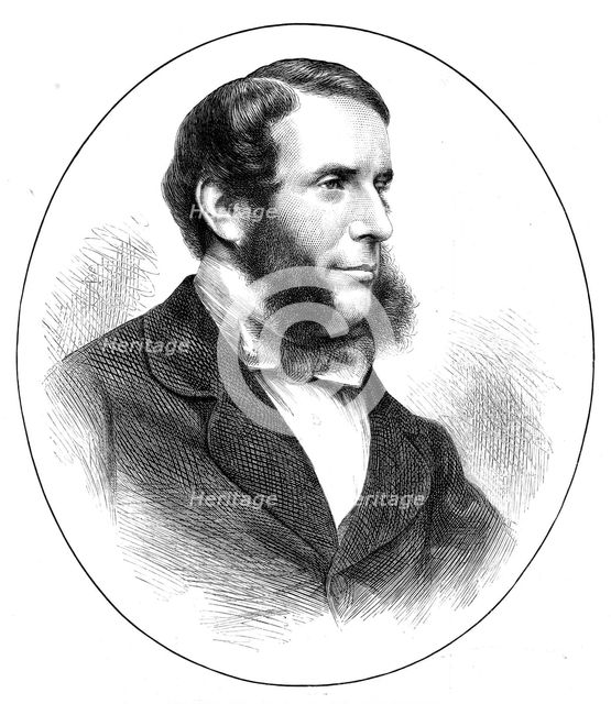 Mr. George Jessel, Q.C., M.P., the new Solicitor-General, 1871. Creator: Unknown.