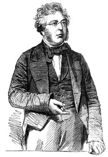 Mr. George P. Bidder, C.E. - from a daguerreotype by Mayall, 1856. Creator: Unknown