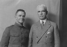 Mr. G.G. Hartley and unidentified man, portrait photograph, 1918 Apr. 15. Creator: Arnold Genthe
