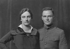 Mr. G.G. Hartley and unidentified woman, portrait photograph, 1918 Apr. 15. Creator: Arnold Genthe