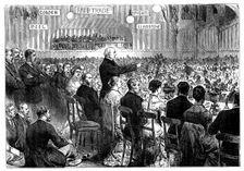Mr Gladstone at Leeds late 19th century