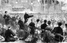 Mr. Gladstone at Leeds: the Banquet, 1881. Creator: Unknown