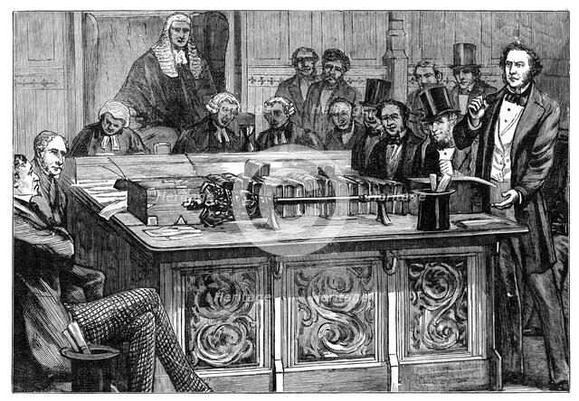 'Mr Gladstone attacking Mr Disraeli's first budget', 1852. Artist: Unknown