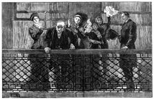 Mr Gladstone Addressing the Crowd from the Balcony late 19th century