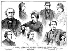 Mr Gladstone and his Family 19th century