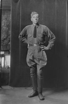 Mr. Donald Spencer, portrait photograph, 1918 Aug. 6. Creator: Arnold Genthe