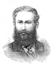 Mr. Dixon-Hartland, the new M.P. for Evesham, 1881. Creator: Unknown