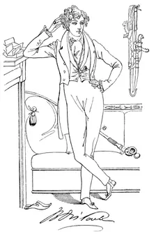 Mr Disraeli in his youth 19th century