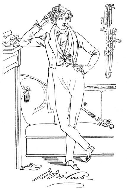 'Mr Disraeli in his youth', 19th century. Artist: Unknown