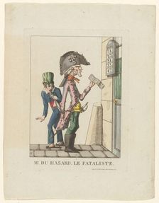 Mr. Du Hasard, Le Fataliste, 1814. Creator: Henri-Gerard Fontallard