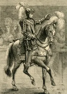 Mr. Dymoke, The King's Champion (1881). Creator: Unknown