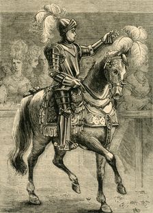 Mr. Dymoke, The King's Champion (1881). Creator: Unknown
