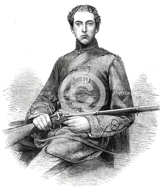 Mr. Edward Ross, the Rifle Champion of England - from a photograph by Claudet, 1860. Creator: Unknown.