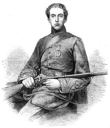 Mr. Edward Ross, the Rifle Champion of England - from a photograph by Claudet, 1860. Creator: Unknown