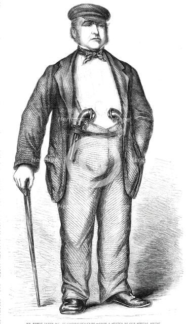Mr. Edwin James, Q.C., in Garibaldi's camp - from a sketch by our special artist, 1860. Creator: Unknown.