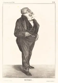 Mr. ÉTIEN... , 1833. Creator: Honore Daumier