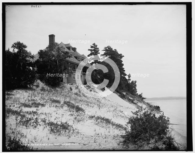 Mr. F.W. Rice's cottage, Harbor Point, between 1890 and 1901. Creator: Unknown.