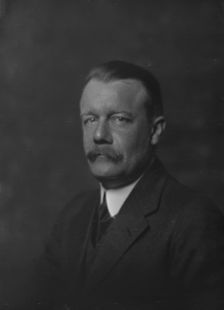 Mr. F. Barthels, portrait photograph, 1919 Mar. 24. Creator: Arnold Genthe