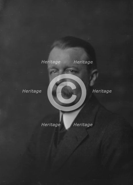 Mr. F. Barthels, portrait photograph, 1919 Mar. 24. Creator: Arnold Genthe.