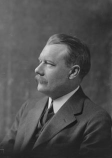 Mr. F. Barthels, portrait photograph, 1919 Mar. 24. Creator: Arnold Genthe