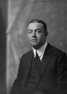 Mr. F.S. Williams, portrait photograph, 1919 May. Creator: Arnold Genthe