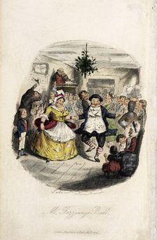 Mr Fezziwig's Ball, 1843. Creator: John Leech