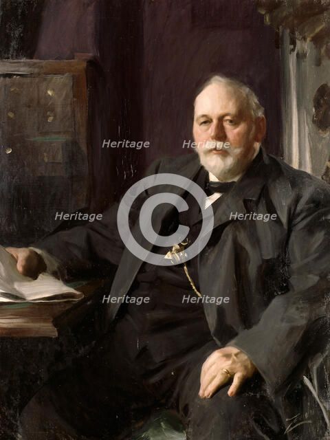 Mr Frans R. Heiss, 1891. Creator: Anders Leonard Zorn.